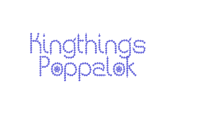 Kingthings Poppalok Font Download