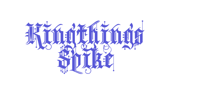 Kingthings Spike Font Download