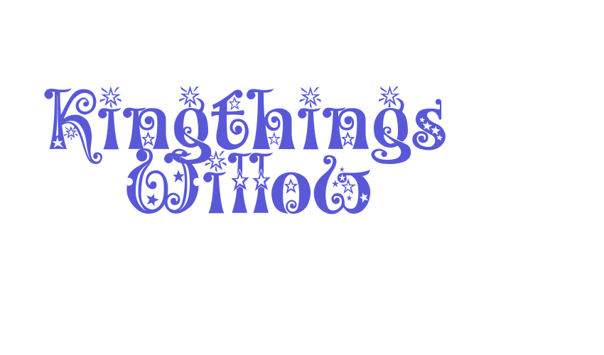 Kingthings Willow Font Download