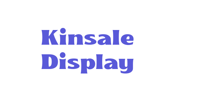 Kinsale Display Font Download