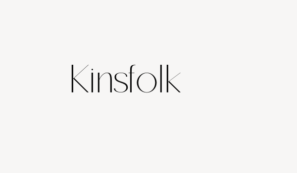 Kinsfolk Font