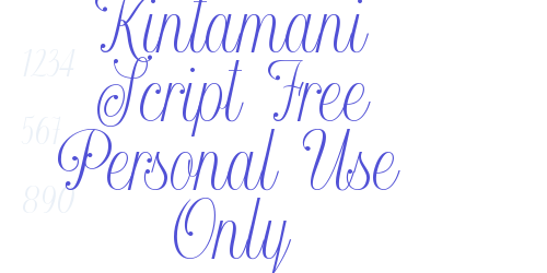 Kintamani Script Free Personal Use Only