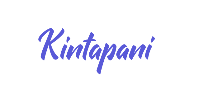 Kintapani Font