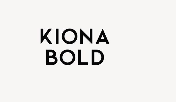 Kiona Bold Font