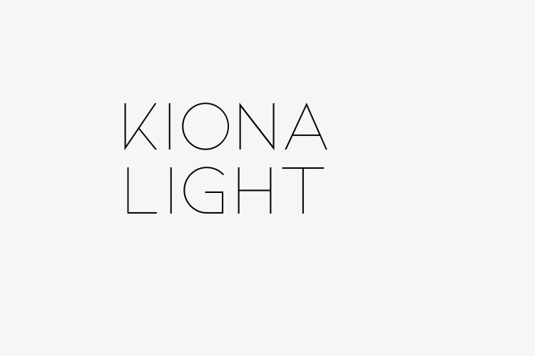 Kiona Light font download