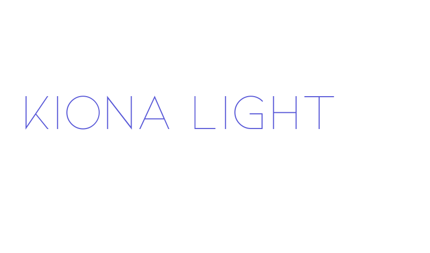 Kiona Light Font