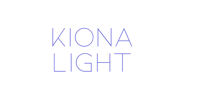 Kiona Light Font Download