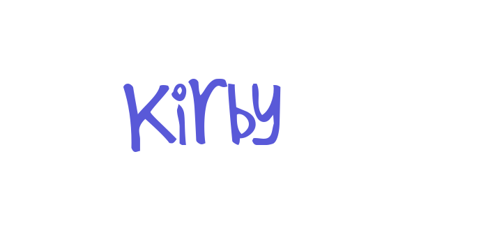 Kirby Font