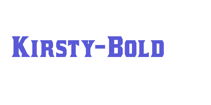 Kirsty-Bold Font Download