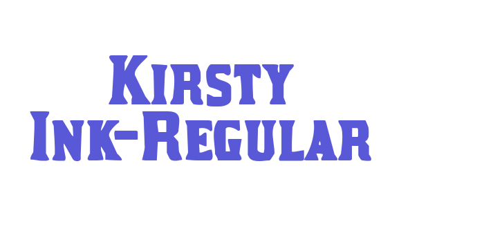 Kirsty Ink-Regular Font Download