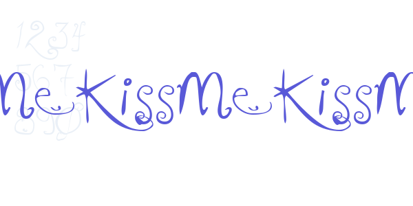 KissMeKissMeKissMe font