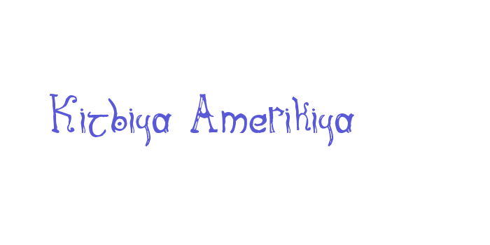 Kitbiya Amerikiya Font Download