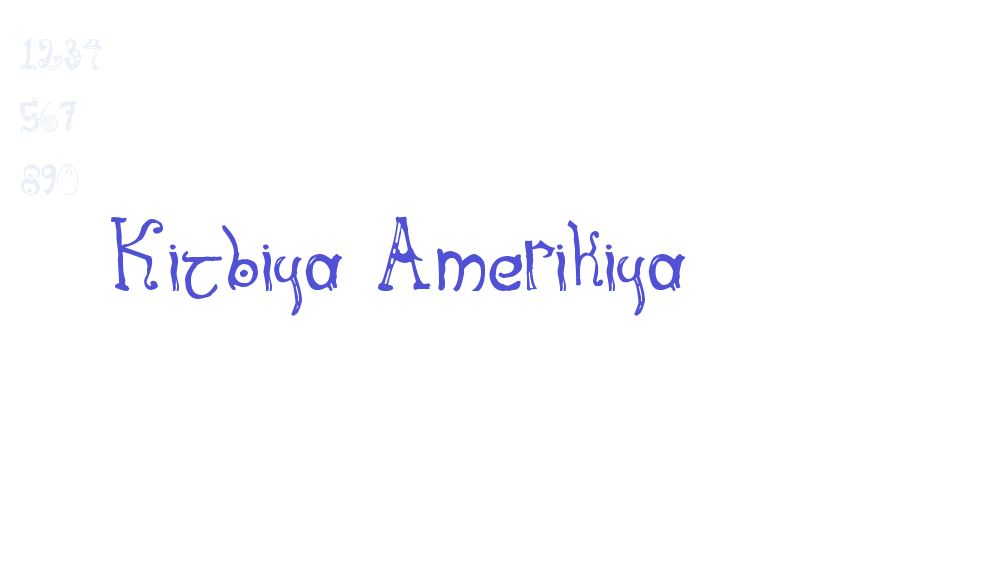 Kitbiya Amerikiya-font-download