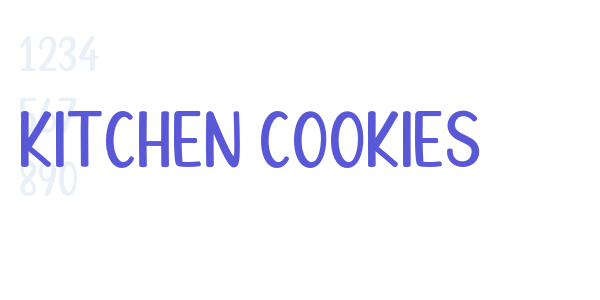 Kitchen Cookies font