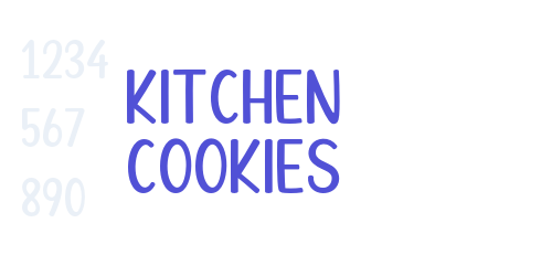 Kitchen Cookies-font-download