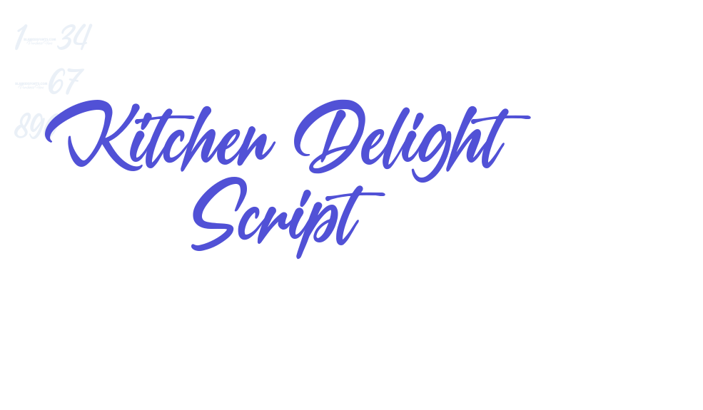 Kitchen Delight Script-font-download