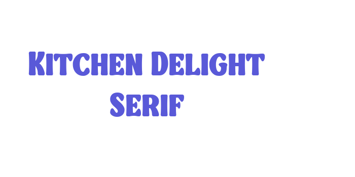 Kitchen Delight Serif Font Download