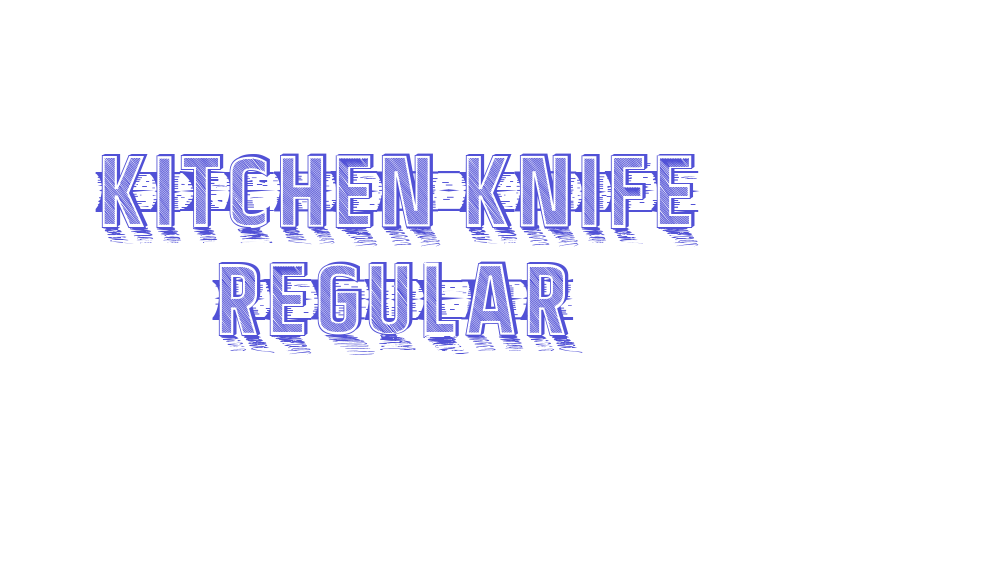 Kitchen Knife Regular-font-download