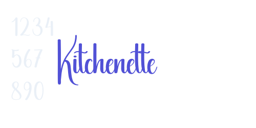 Kitchenette-font-download