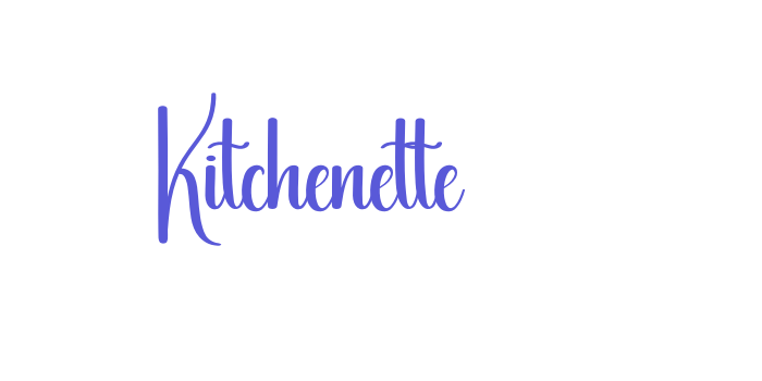 Kitchenette Font