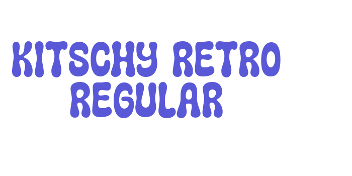 Kitschy Retro Regular Font Download