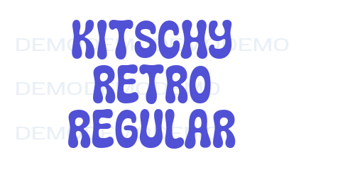 Kitschy Retro Regular-font-download