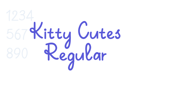 Kitty Cutes Regular font