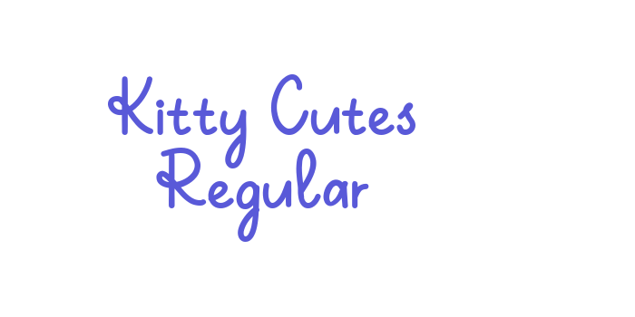 Kitty Cutes Regular Font Download