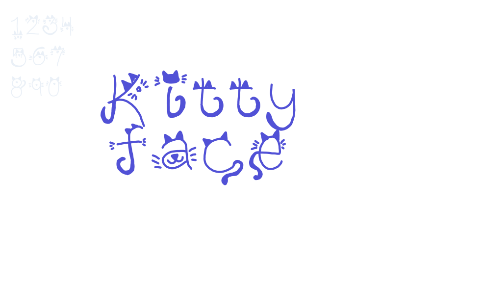 Kitty face-font-download