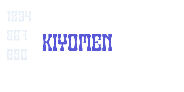 Kiyomen font