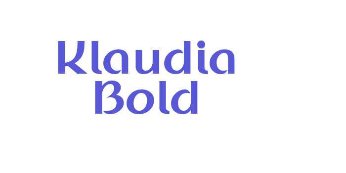 Klaudia Bold Font Download