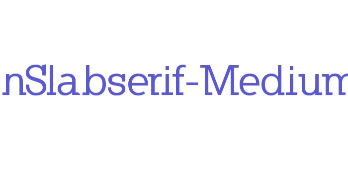 KleinSlabserif-Medium Font Download