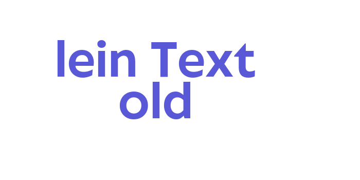 Klein Text Bold Font Download