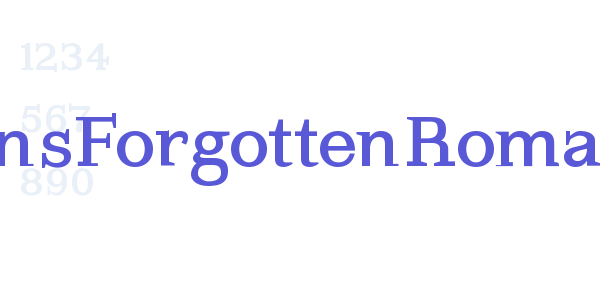 KleinsForgottenRoman font free