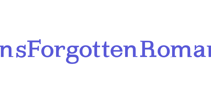 KleinsForgottenRoman Font Download