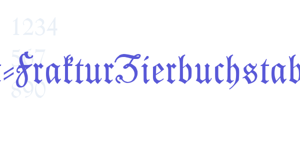 Kleist-FrakturZierbuchstaben font free