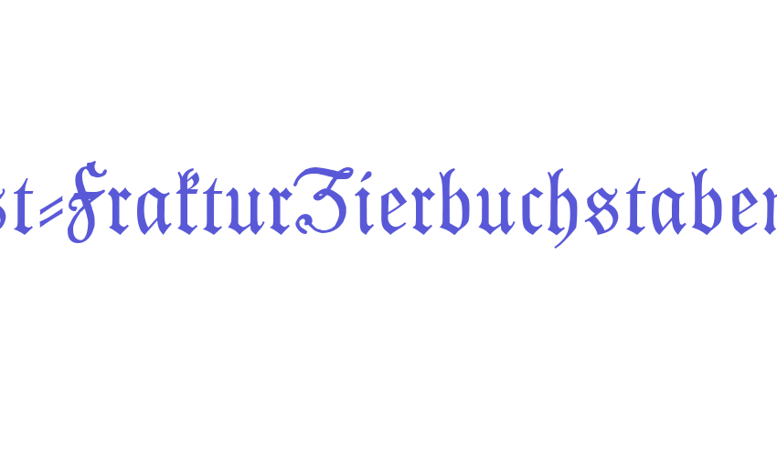 Kleist-FrakturZierbuchstaben Font