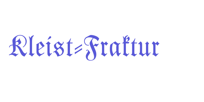 Kleist-Fraktur Font