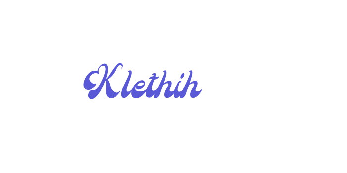 Klethih Font Download