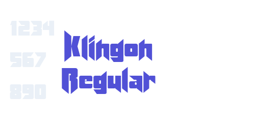 Klingon Regular-font-download