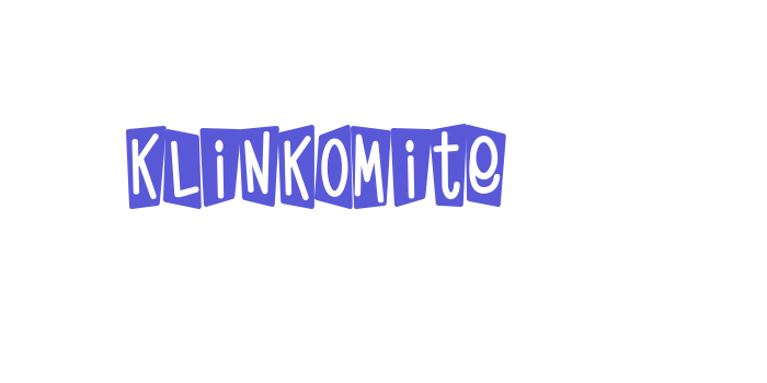 KlinkOMite Font