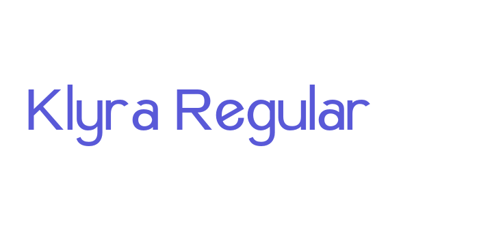 Klyra Regular Font Download