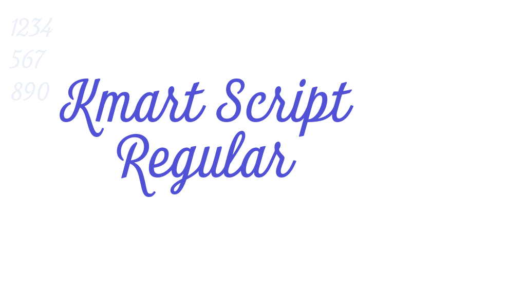 Kmart Script Regular-font-download