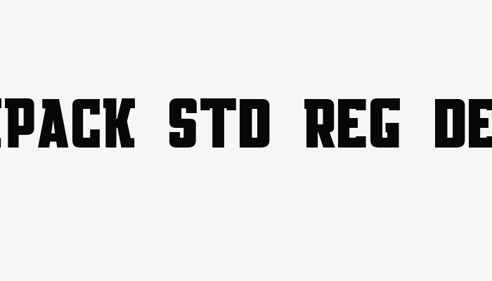 Knackpack_Std_Reg_DEMO font download