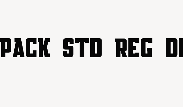 Knackpack_Std_Reg_DEMO Font