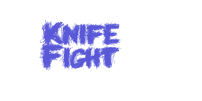 Knife Fight Font Download