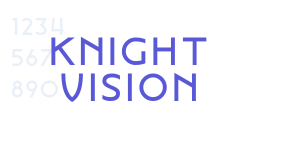 Knight Vision font free