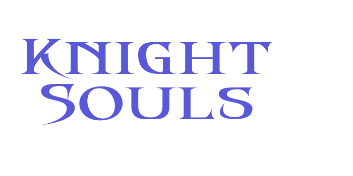 Knight Souls Font