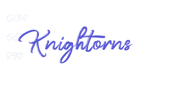 Knightorns font