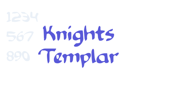 Knights Templar font free